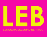 Logotipo LEB Lengoaia Eszeniko Berriak